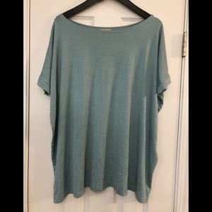 Piko blue green top NWOT